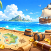 海賊の宝探しとミニゲーム
